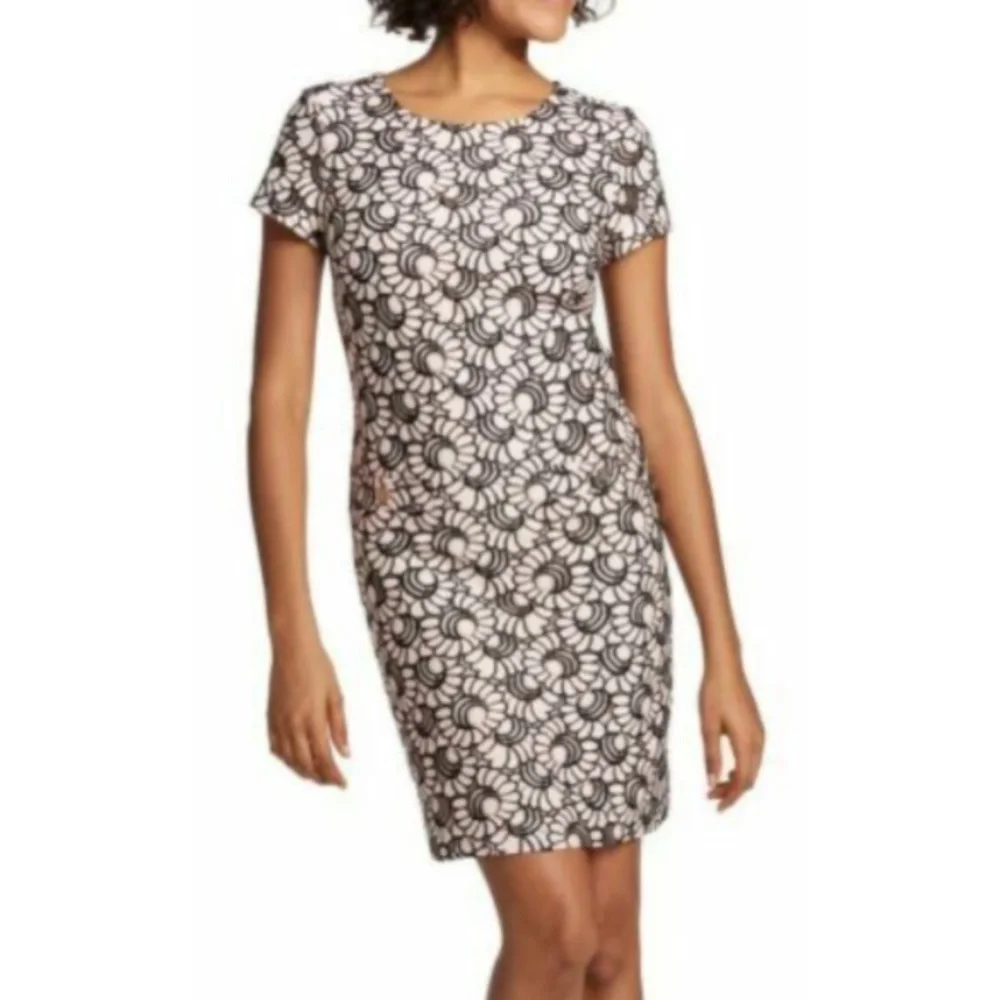 NWT Tommy Hilfiger Pink Floral Lace Sheath Dress